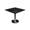 Sitztisch "Elegante", Platte 80x80cm, anthrazit